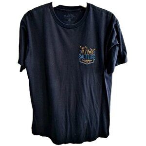 Salt Life Men's M Blue Short Sleeve T-Shirt FLAW